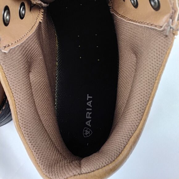 Ariat Macey Composite Toe Lace Up Leather Work Boot Women's Size 9.5 Like New - Picture 4 of 7